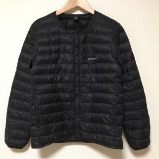 モンベル(mont bell)の【12/10まで期間限定出品】モンベル インナーダウン 黒 メンズS(ダウンジャケット)