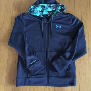 アンダーアーマー(UNDER ARMOUR)のUNDER ARMOUR  アンダーアーマー ブルー パーカー(パーカー)