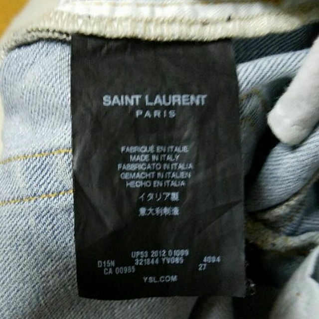 Saint Laurent(サンローラン)のエディ期！SAINT LAURENT27inchスキニーデニム メンズのパンツ(デニム/ジーンズ)の商品写真