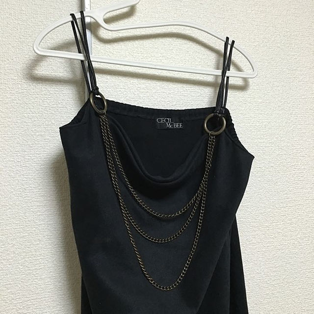 CECIL McBEE(セシルマクビー)のCECIL McBEE・キャミソール チュニック・ミニワンピース(M) レディースのトップス(チュニック)の商品写真