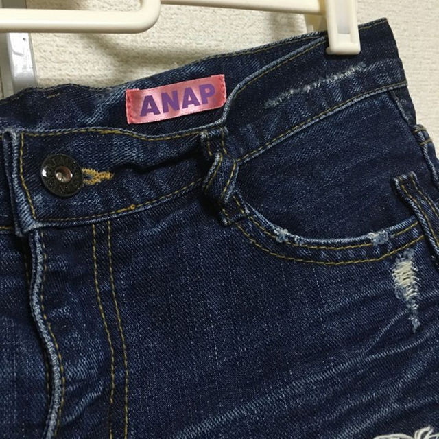 ANAP(アナップ)の❤️ANAP・デニム×花 ミニスカート(S) レディースのスカート(ミニスカート)の商品写真