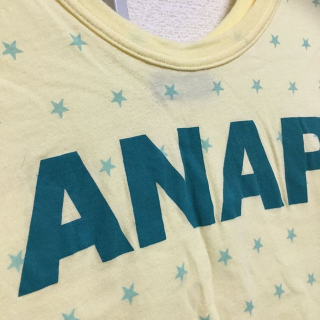 ANAP(アナップ)のANAP・星柄 Tシャツ(S) レディースのトップス(Tシャツ(半袖/袖なし))の商品写真