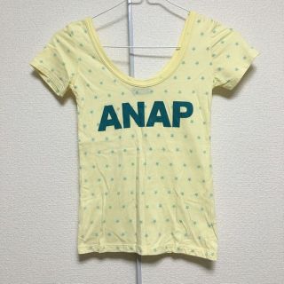 アナップ(ANAP)のANAP・星柄 Tシャツ(S)(Tシャツ(半袖/袖なし))