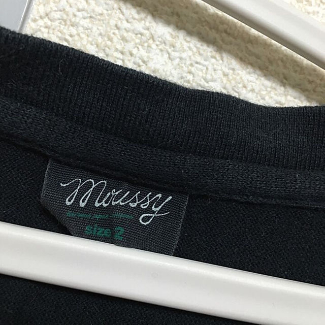 moussy(マウジー)のmoussy・ワッペンロゴ  Tシャツ(M) レディースのトップス(Tシャツ(半袖/袖なし))の商品写真