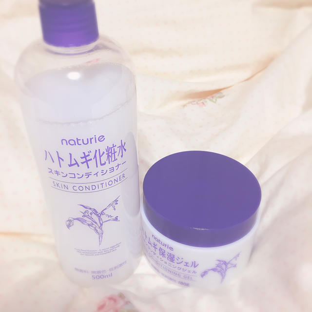 ハトムギ化粧水＆保湿ジェル セット♡ コスメ/美容のスキンケア/基礎化粧品(化粧水/ローション)の商品写真