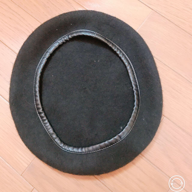 Rope' Picnic(ロペピクニック)の黒 ベレー帽 レディースの帽子(ハンチング/ベレー帽)の商品写真