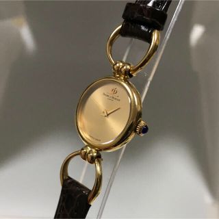 ボームエメルシエ(BAUME&MERCIER)の(tomko様専用)ボーム・エ・メルシエ 時計18KYG 全無垢 超レア 手巻き(腕時計)