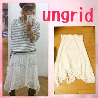 アングリッド(Ungrid)のungrid♡バテンレーススカート(ロングスカート)