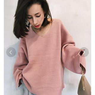 アメリヴィンテージ(Ameri VINTAGE)のAMERI SLIT SLEEVE FLARE KNIT(ニット/セーター)