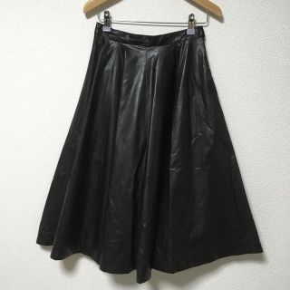 マウジー(moussy)のマウジーフェイクレザースカートsize1(ロングスカート)