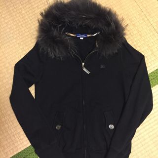 バーバリーブルーレーベル(BURBERRY BLUE LABEL)の美品♡バーバリーブルーレーベル♡ファー付きパーカー(パーカー)