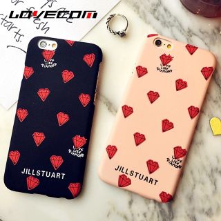 ジルスチュアート(JILLSTUART)のJILLS TUART ハートダイヤ ツヤ消しiPhone 7＋ピンク♡(iPhoneケース)