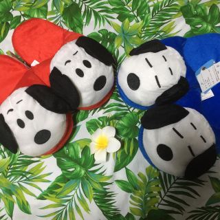 スヌーピー(SNOOPY)の新品＊タグ付き ペア スヌーピ スリッパ(スリッパ/ルームシューズ)