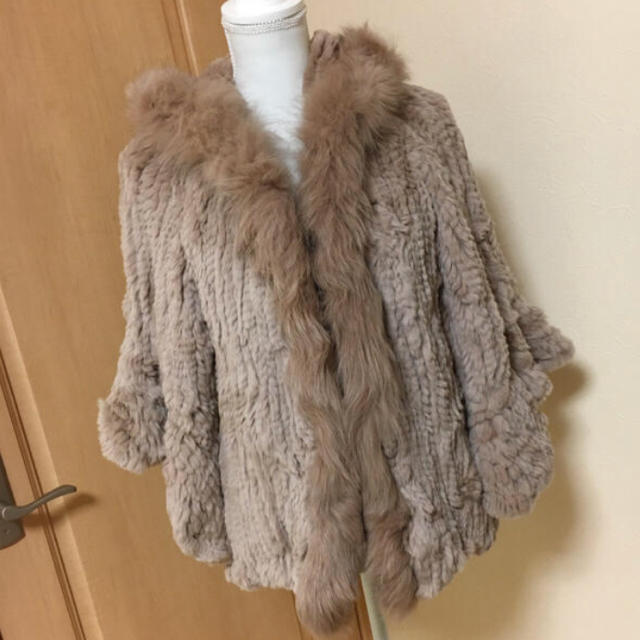 GRACE 美品☆グレースコンチネンタルフードファーフリルコートの通販