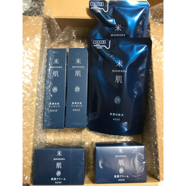 KOSE(コーセー)のmeru様専用　米肌　化粧水・美容液・クリーム　2セット コスメ/美容のスキンケア/基礎化粧品(化粧水/ローション)の商品写真