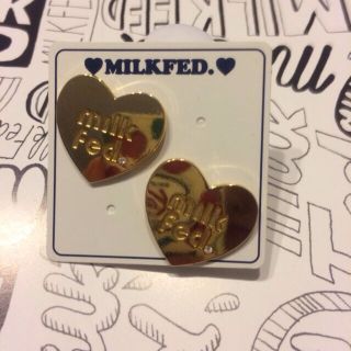 ミルクフェド(MILKFED.)のMILK FED♡ピアス(ピアス)