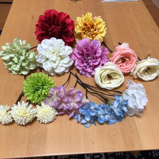 造花 ヘッドアクセ 結婚式(ヘッドドレス/ドレス)