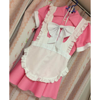 ピンク メイド服(衣装一式)