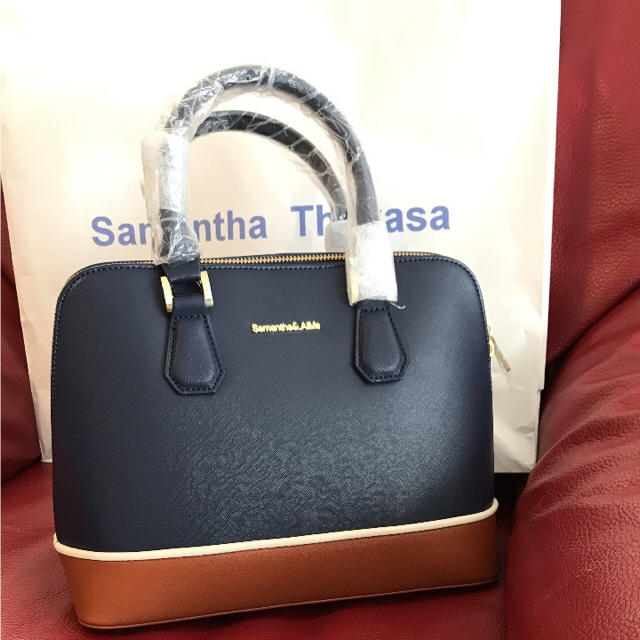 新品未使用タグ付Ssamantha&AiMe ネイビー2way bag