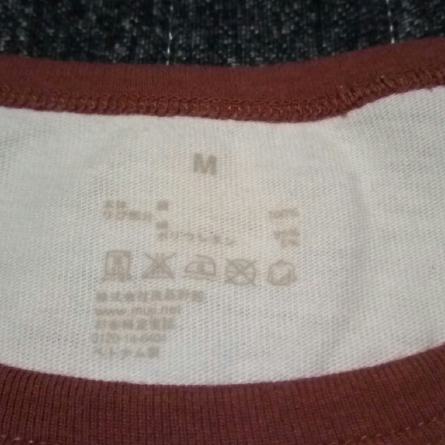 MUJI (無印良品)(ムジルシリョウヒン)の無印　メンズラグランスリーブ七歩袖 メンズのトップス(Tシャツ/カットソー(七分/長袖))の商品写真