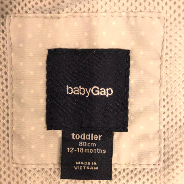 babyGAP(ベビーギャップ)のbabyGAP ブルゾン フード付 キッズ/ベビー/マタニティのベビー服(~85cm)(ジャケット/コート)の商品写真