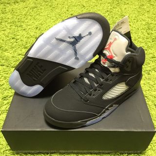 ナイキ(NIKE)の27.5cm AIR JORDAN 5 RETRO OG BLACK 黒(スニーカー)