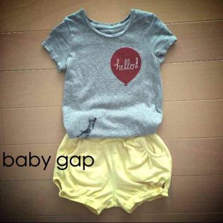 ベビーギャップ(babyGAP)のbaby gap イエローパンツ100(その他)