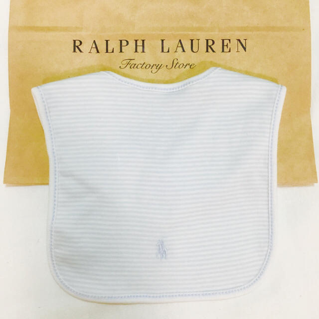 Ralph Lauren(ラルフローレン)の見つけた人はラッキー！ラルフローレン☆新品タグ付き！トレーナーとスタイセット80 キッズ/ベビー/マタニティのベビー服(~85cm)(トレーナー)の商品写真