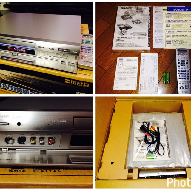 SHARP - ☆SHARPシャープDVDレコーダーDV-SR100付属品・元箱完備 SHARP - ☆SHARPシャープDVDレコーダーDV-SR100付属品・元箱完備