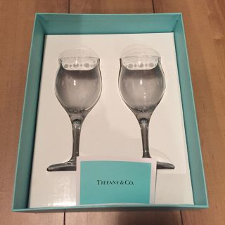 ティファニー(Tiffany & Co.)の【新品】ティファニー ワイングラス ペア(グラス/カップ)