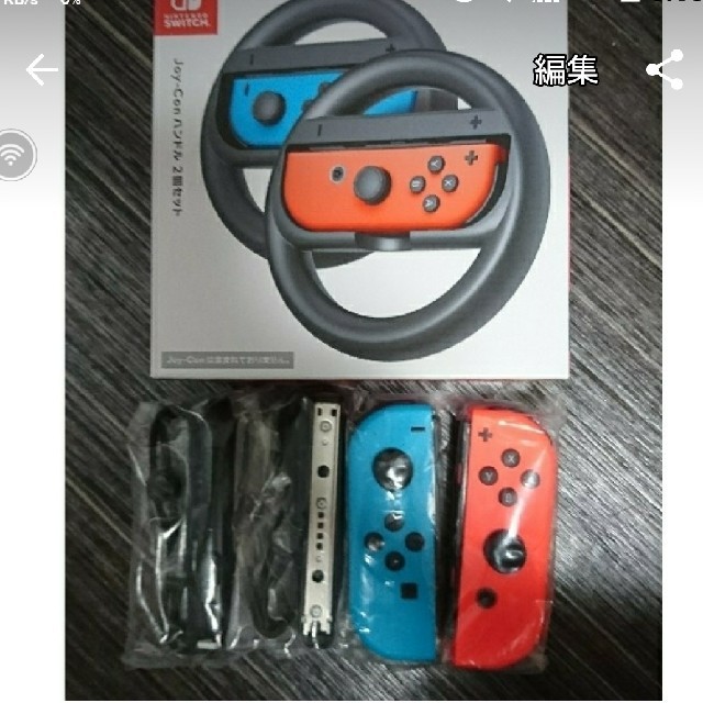 ゲームソフト/ゲーム機本体joy-con 新品 ジョイコンハンドル ジョイコン レッド ブルーswitch