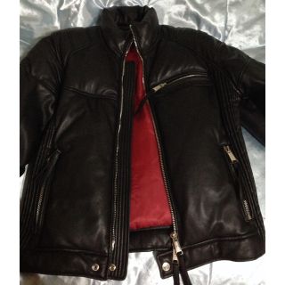 トゥモローランド(TOMORROWLAND)の【超美品】Dsquared2レザーダウンジャケット(ダウンジャケット)