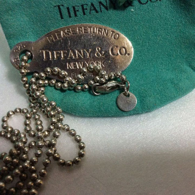 Tiffany & Co. - 正規/良品//Tiffany&co /オーバルタグ/ネックレスの通販 by ブランド マニア 海 星