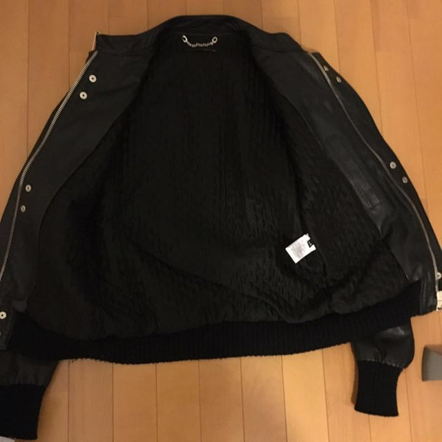 Alexander Wang(アレキサンダーワン)の期間限定値下げ！！14万ダクテ レザージャケット 44 ロベルトコリーナ メンズのジャケット/アウター(レザージャケット)の商品写真