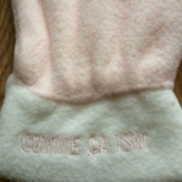 COMME CA ISM(コムサイズム)の新品 コムサイズム☆ ベビー 手袋 ピンク キッズ/ベビー/マタニティのこども用ファッション小物(手袋)の商品写真