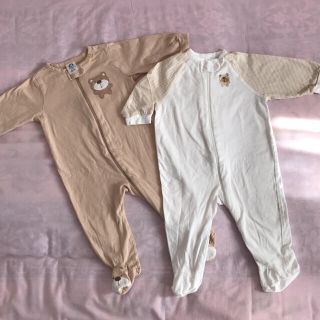 ガーバー(Gerber)のGerber☆3-6m☆足付きロンパース(ロンパース)