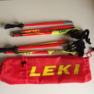 レキ(LEKI)の★美品★LEKI NWマイクロマジック 折りたたみ長さ固定タイプ(ウォーキング)