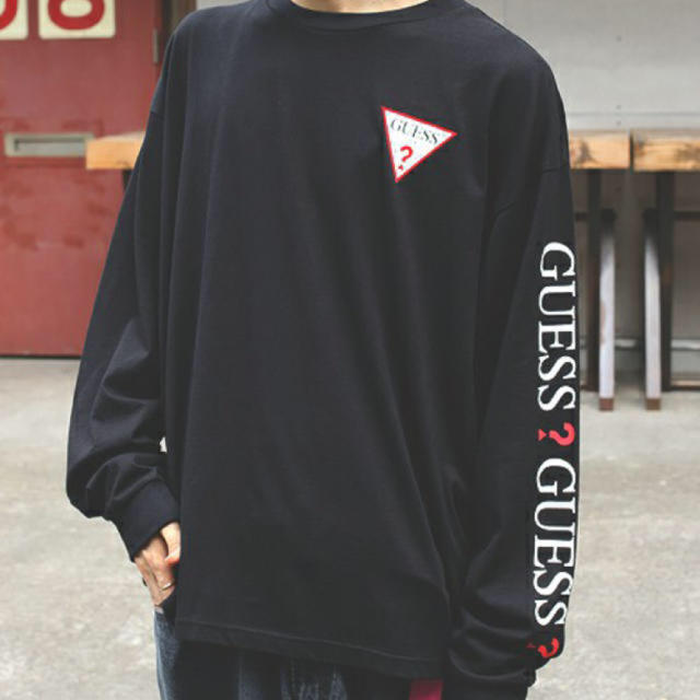 GUESS(ゲス)のブラック、ホワイト、ネイビーあり！S〜Lサイズ！ メンズのトップス(Tシャツ/カットソー(七分/長袖))の商品写真