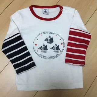 プチバトー(PETIT BATEAU)のプチバトー長袖Tシャツ81cm(シャツ/カットソー)