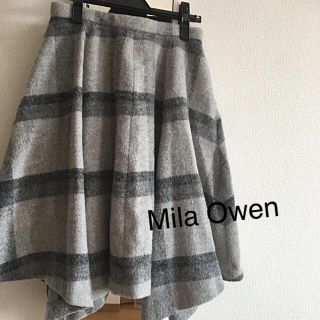ミラオーウェン(Mila Owen)の美品 Mila Owen  チェックスカート♡(ひざ丈スカート)
