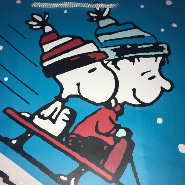 Snoopy スヌーピー 冬柄紙袋 2つセットの通販 By みんみん S Shop スヌーピーならラクマ
