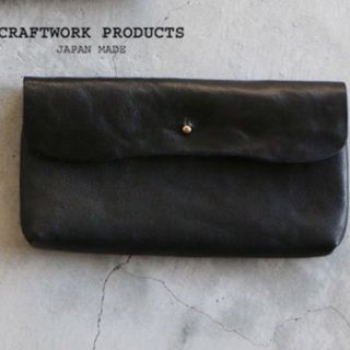 栃木レザー CRAFTWORK PRODUCTS 長財布 ブラック(長財布)