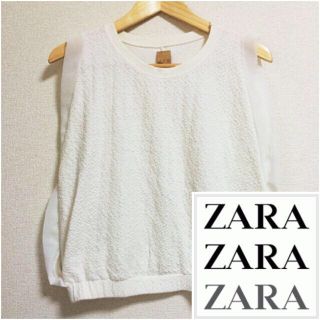 ザラ(ZARA)のZARA♡ノースリーブトップス(カットソー(半袖/袖なし))