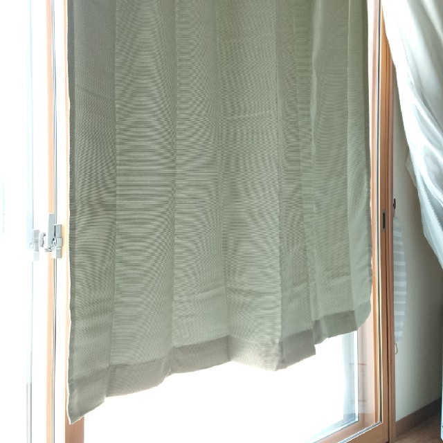 Muji 無印良品 無印 淡いグリーンのカーテン １枚の通販 By まっちゃ S Shop ムジルシリョウヒンならラクマ