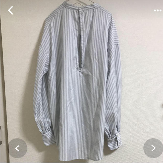UNUSED unusedストライププルオーバーシャツの通販 by アキアキ's