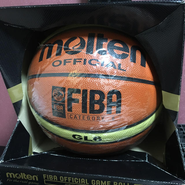 スピード対応 全国送料無料 バスケットボール 6号 モルテン 天然革皮 検定球