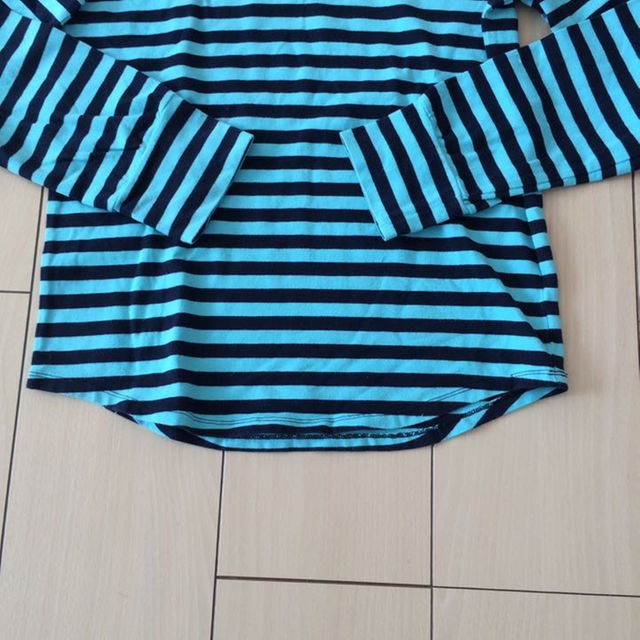 GAP(ギャップ)のGAPボーダーハイネック160 キッズ/ベビー/マタニティのキッズ服女の子用(90cm~)(その他)の商品写真