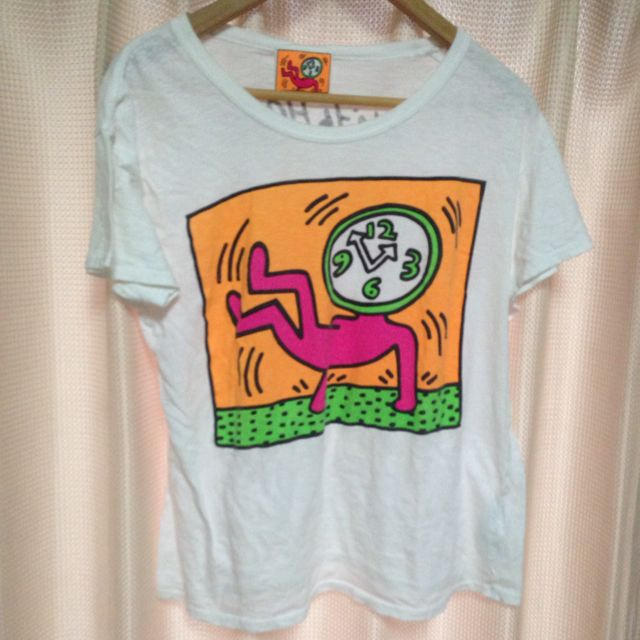 SLY(スライ)のSLY×keith haring T レディースのトップス(Tシャツ(半袖/袖なし))の商品写真