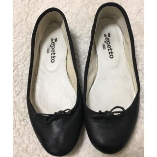 レペット(repetto)のrepetto 靴 バレエシューズ 黒 36  23cm(バレエシューズ)