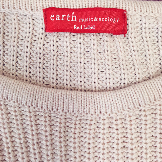 earth music & ecology(アースミュージックアンドエコロジー)のアース♡リボン付き🎀ニット レディースのトップス(ニット/セーター)の商品写真